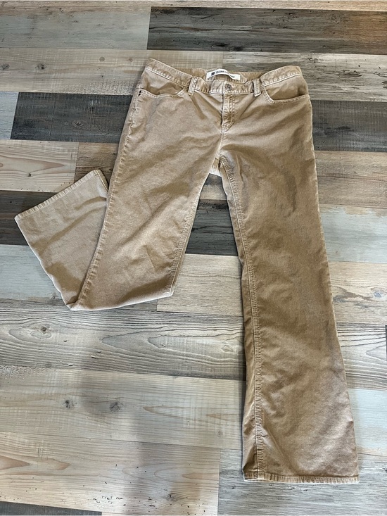 GAP Denim - Vintage GAP Ultra Low Rise Women's Wide Leg Jeans in Tan Sz 12 Boho Chic TC0179